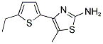 4-(5-ETHYL-THIOPHEN-2-YL)-5-METHYL-THIAZOL-2-YLAMINE Struktur