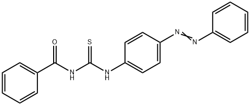 N-BENZOYL-N'-(4-[(E)-2-PHENYLDIAZENYL]PHENYL)THIOUREA Structure