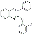 2-[(2-METHOXYPHENYL)SULFANYL]-3-PHENYLQUINOLINE Struktur