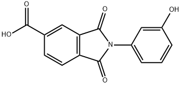 2-(3-HYDROXY-PHENYL)-1,3-DIOXO-2,3-DIHYDRO-1H-ISOINDOLE-5-CARBOXYLIC ACID price.