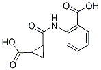 2-((2-CARBOXYCYCLOPROPYL)CARBONYLAMINO)BENZOIC ACID Structure