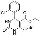 ETHYL 6-(BROMOMETHYL)-4-(2-CHLOROPHENYL)-2-OXO-1,2,3,4-TETRAHYDROPYRIMIDINE-5-CARBOXYLATE Struktur