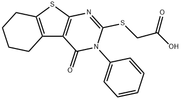 (4-OXO-3-PHENYL-3,4,5,6,7,8-HEXAHYDRO-BENZO[4,5]-THIENO[2,3-D]PYRIMIDIN-2-YLSULFANYL)-ACETIC ACID price.