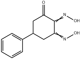 2,3-DI(HYDROXYIMINO)-5-PHENYLCYCLOHEXAN-1-ONE Structure