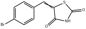 5-[(E)-(4-BROMOPHENYL)METHYLIDENE]-1,3-THIAZOLANE-2,4-DIONE Struktur