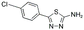 5-(4-CHLORO-PHENYL)-[1,3,4]THIADIAZOL-2-YLAMINE Struktur