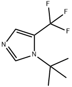 1-TERT-BUTYL-5-(TRIFLUOROMETHYL)-1H-IMIDAZOLE Struktur