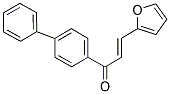 (E)-1-[1,1'-BIPHENYL]-4-YL-3-(2-FURYL)-2-PROPEN-1-ONE Struktur