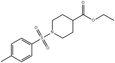 ETHYL 1-[(4-METHYLPHENYL)SULFONYL]-4-PIPERIDINECARBOXYLATE Struktur