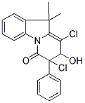 7,9-DICHLORO-8-HYDROXY-10,10-DIMETHYL-7-PHENYL-6,7,8,10-TETRAHYDROPYRIDO[1,2-A]INDOL-6-ONE Structure