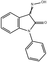 1-PHENYL-1H-INDOLE-2,3-DIONE 3-OXIME Struktur