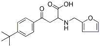 4-[4-(TERT-BUTYL)PHENYL]-2-[(2-FURYLMETHYL)AMINO]-4-OXOBUTANOIC ACID Struktur