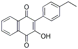 2-(4-ETHYLPHENYL)-3-HYDROXYNAPHTHOQUINONE Struktur