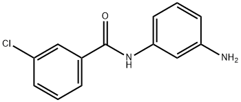 N-(3-AMINOPHENYL)-3-CHLOROBENZAMIDE Struktur