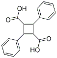 2,4-DIPHENYL-CYCLOBUTANE-1,3-DICARBOXYLIC ACID Structure