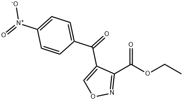 ETHYL 4-(4-NITROBENZOYL)-3-ISOXAZOLECARBOXYLATE Struktur