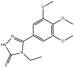 4-ETHYL-5-(3,4,5-TRIMETHOXYPHENYL)-4H-1,2,4-TRIAZOLE-3-THIOL Structure