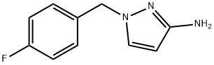 1-(4-FLUORO-BENZYL)-1H-PYRAZOL-3-YLAMINE Structure