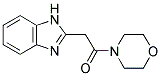 2-(1H-BENZOIMIDAZOL-2-YL)-1-MORPHOLIN-4-YL-ETHANONE Struktur