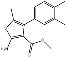 2-AMINO-4-(3,4-DIMETHYL-PHENYL)-5-METHYL-THIOPHENE-3-CARBOXYLIC ACID METHYL ESTER price.