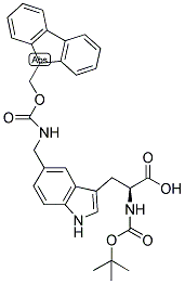 BOC-L-TRP(5-CH2NH-FMOC) Structure