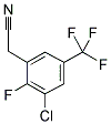 3-CHLORO-2-FLUORO-5-(TRIFLUOROMETHYL)PHENYLACETONITRILE Structure