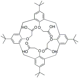 4-TERT-BUTYLCALIX[4]ARENE TETRAACETIC ACID Structure