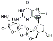 DEOXY[8-3H]GUANOSINE 5'-TRIPHOSPHATE, AMMONIUM SALT Struktur