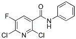 2,6-DICHLORO-5-FLUORO-N-PHENYLNICOTINAMIDE Structure