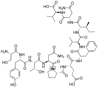 ALA-GLY-ASN-LYS-VAL-ILE-SER-PRO-SER-GLU-ASP-ARG-ARG-GLN-CYS: AGNKVISPSEDRRQC 結(jié)構(gòu)式