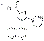 N-ETHYL-3-(PYRIDIN-3-YL)-4-(QUINOLIN-4-YL)-(1H)-PYRAZOLE-1-CARBOXAMIDE
