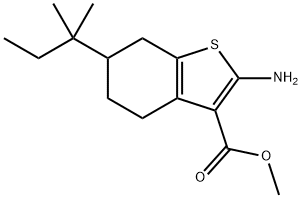 2-AMINO-6-(1,1-DIMETHYLPROPYL)-4,5,6,7-TETRAHYDROBENZO[B]THIOPHENE-3-CARBOXYLIC ACID METHYL ESTER price.