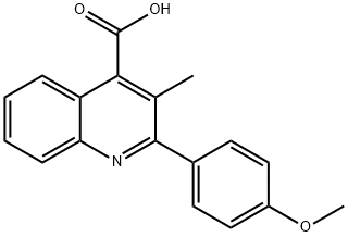 2-(4-METHOXYPHENYL)-3-METHYLQUINOLINE-4-CARBOXYLIC ACID price.