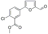 2-CHLORO-5-(5-FORMYL-FURAN-2-YL)BENZOIC ACID METHYL ESTER Structure