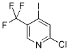 2-CHLORO-4-IODO-5-(TRIFLUOROMETHYL)PYRIDINE Structure