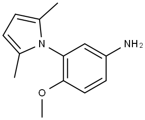 3-(2,5-DIMETHYL-PYRROL-1-YL)-4-METHOXY-PHENYLAMINE Struktur