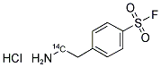 4-(2-AMINOETHYL) BENZENESULFONYLFLUORIDE, HCL 4-[2'-14C] Structure