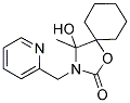 4-HYDROXY-4-METHYL-3-(2-PYRIDYLMETHYL)-1-OXA-3-AZASPIRO[4.5]DECAN-2-ONE Structure