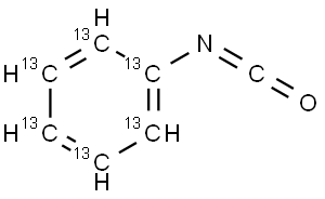 PHENYL-13C6 ISOCYANATE Struktur