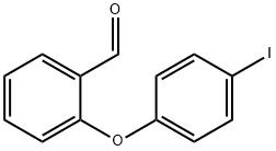 2-(4-IODOPHENOXY)BENZENECARBALDEHYDE Structure