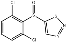 2,6-DICHLOROPHENYL 1,2,3-THIADIAZOL-5-YL SULFOXIDE Structure