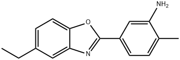 5-(5-ETHYL-BENZOOXAZOL-2-YL)-2-METHYL-PHENYLAMINE Struktur