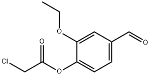 4-(CHLOROACETOXY)-3-ETHOXYBENZALDEHYDE Structure