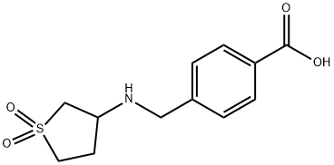 4-[(1,1-DIOXO-TETRAHYDRO-1-THIOPHEN-3-YLAMINO)-METHYL]-BENZOIC ACID price.