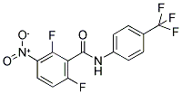 2,6-DIFLUORO-3-NITRO-N-[4-(TRIFLUOROMETHYL)PHENYL]BENZAMIDE Struktur