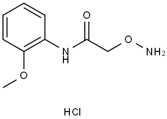 1-[[2-(AMMONIOOXY)ACETYL]AMINO]-2-METHOXYBENZENE CHLORIDE Struktur