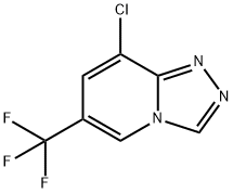 8-CHLORO-6-(TRIFLUOROMETHYL)[1,2,4]TRIAZOLO[4,3-A]PYRIDINE Struktur