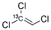 TRICHLOROETHYLENE-13C1 Structure