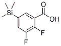 2,3-DIFLUORO-5-(TRIMETHYLSILYL)BENZOIC ACID Struktur