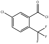 5-CHLORO-2-(TRIFLUOROMETHYL)BENZOYL CHLORIDE Struktur